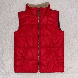 Carter's Buffalo Check Sleeveless Puffer Vest